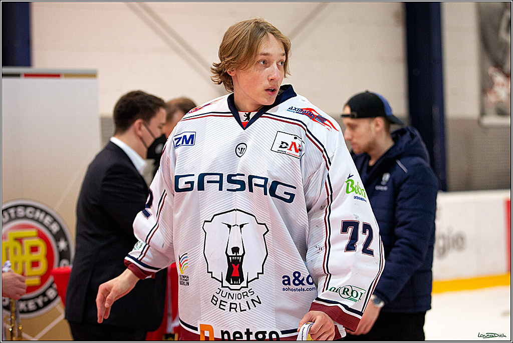 U20- DNL; Koelner Junghaie- Eisbaeren Juniors Berlin; Koeln, 27.03.2022